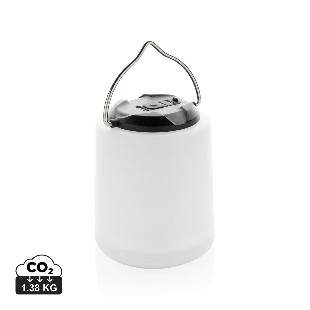 Limio RCS recycled plastic portable re-chargeable table lamp