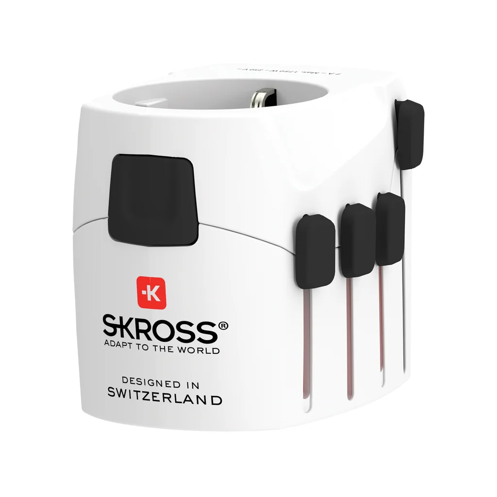 SKROSS Pro 3-pooluseline universaalne reisadapter